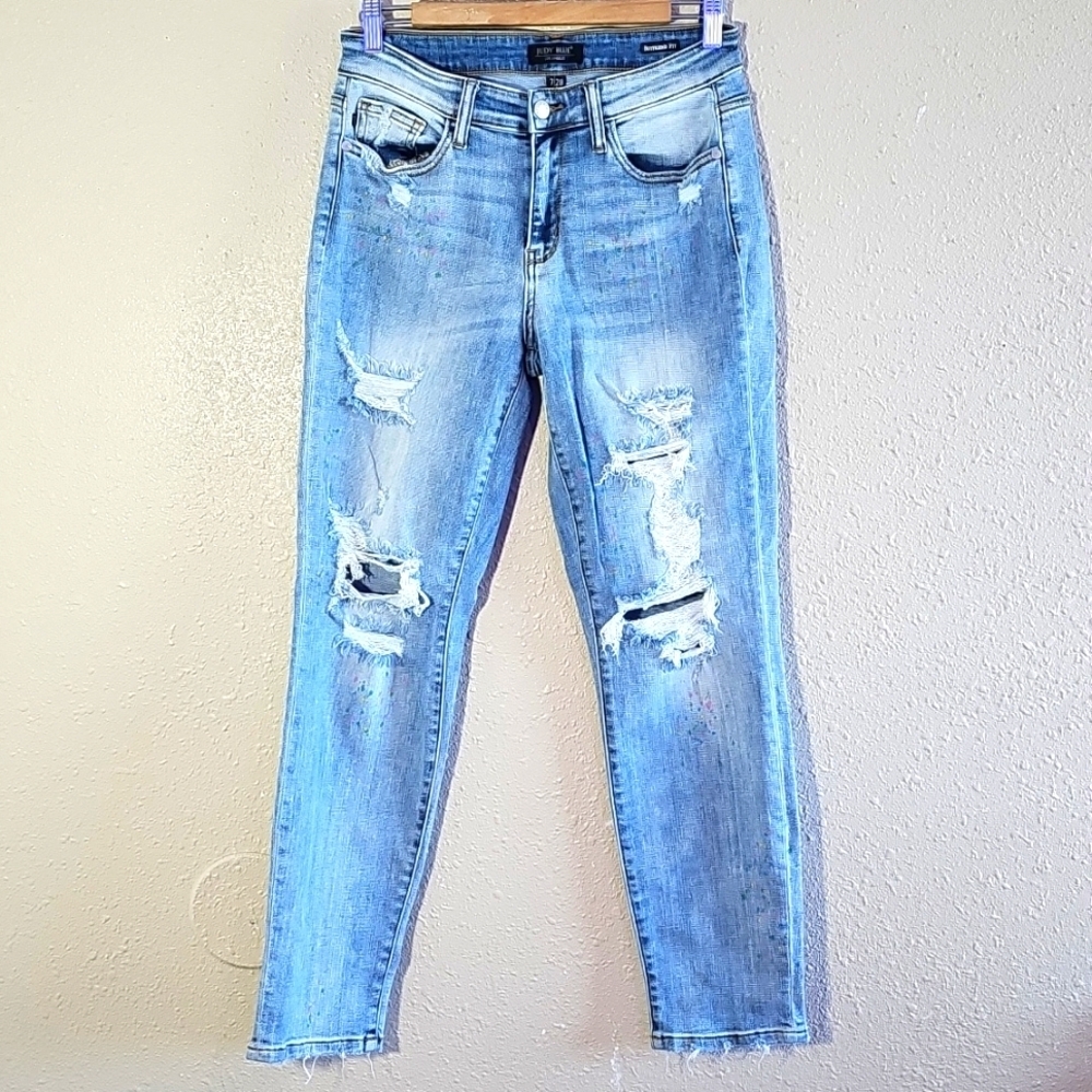 Judy Blue Boyfriend Fit Jeans.